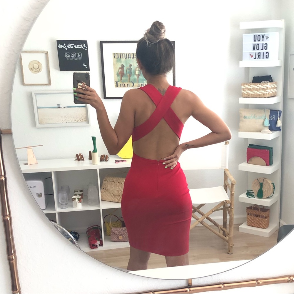 Lulus Red Dress NWOT